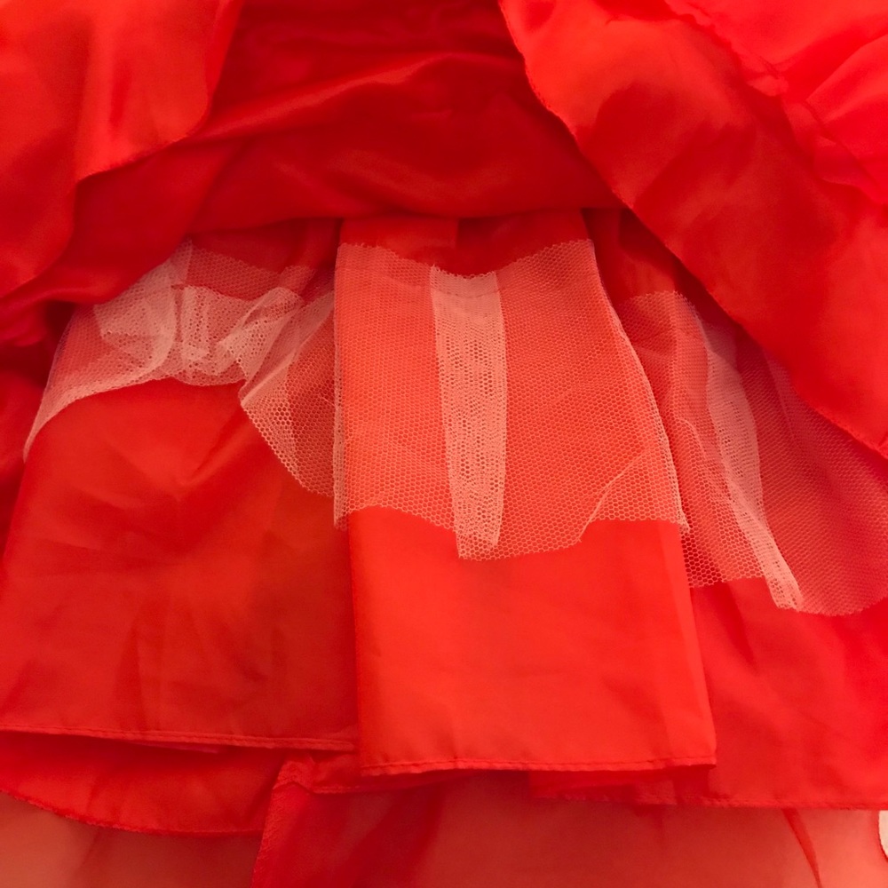 Red Ruffle Dress - Picture 4 of 6
